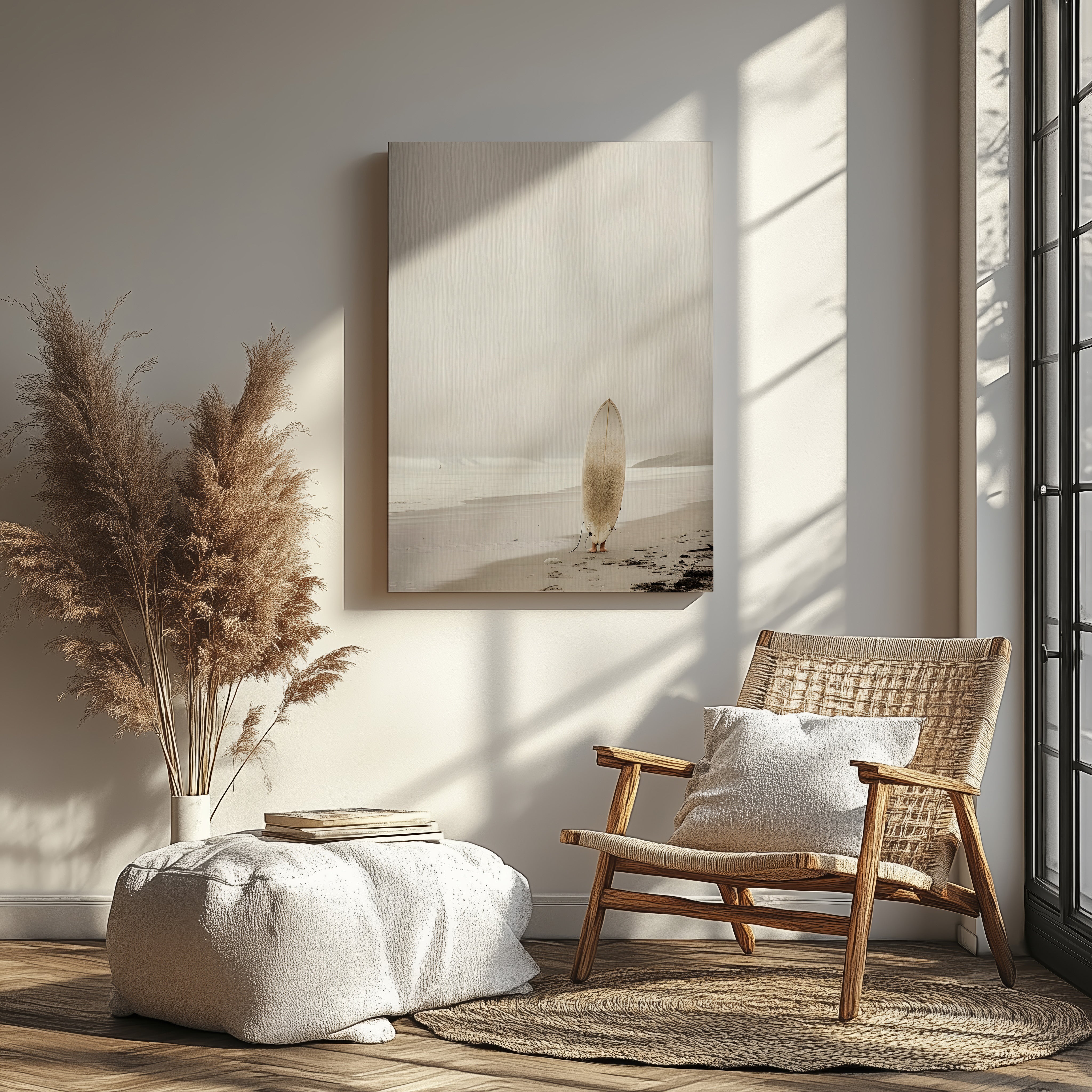 Zwischen Wellen und Stille - Leinwand