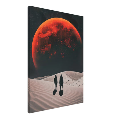 Two Gazes Toward the Unknown - Canvas - Arthena