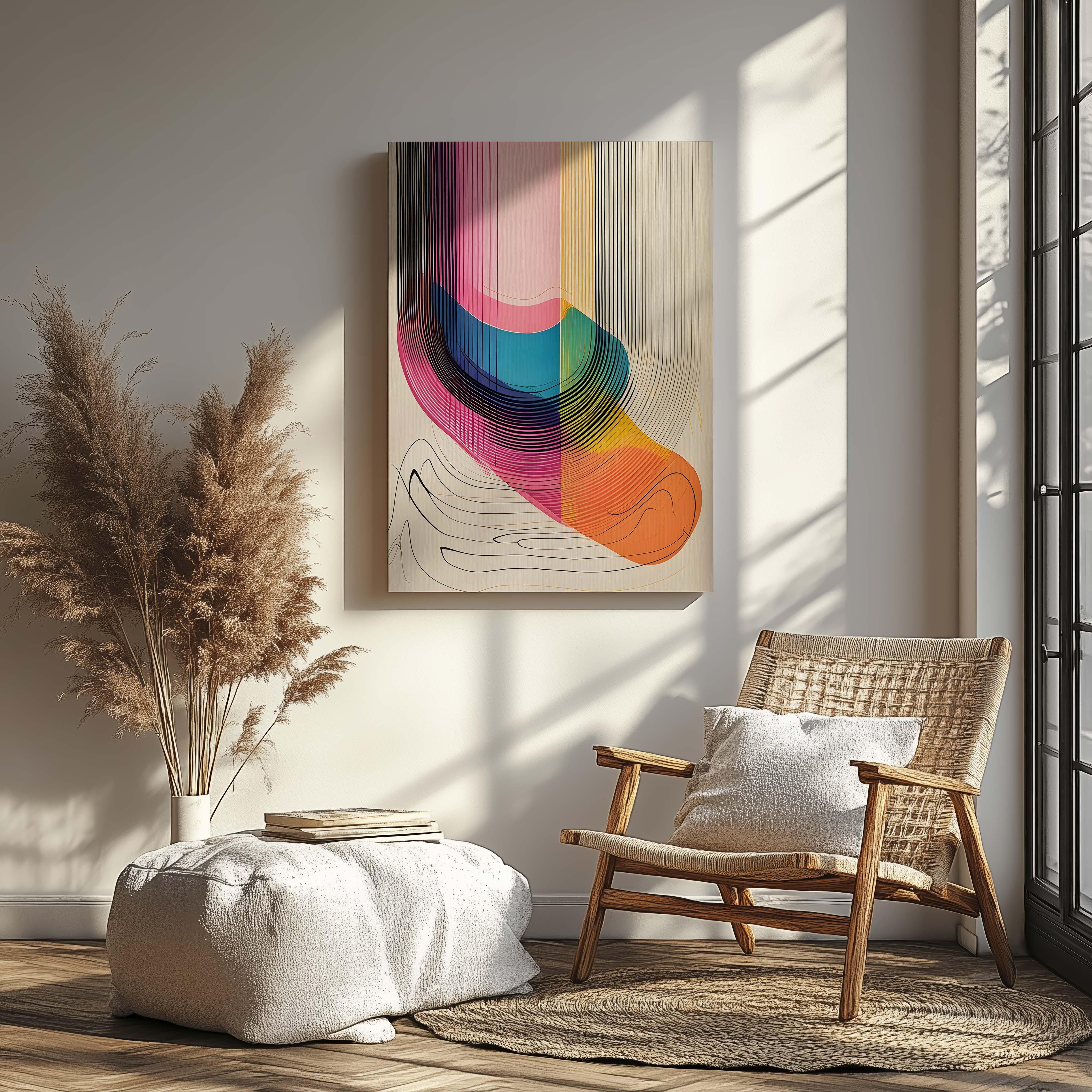 Vibrations of color - Canvas - Arthena