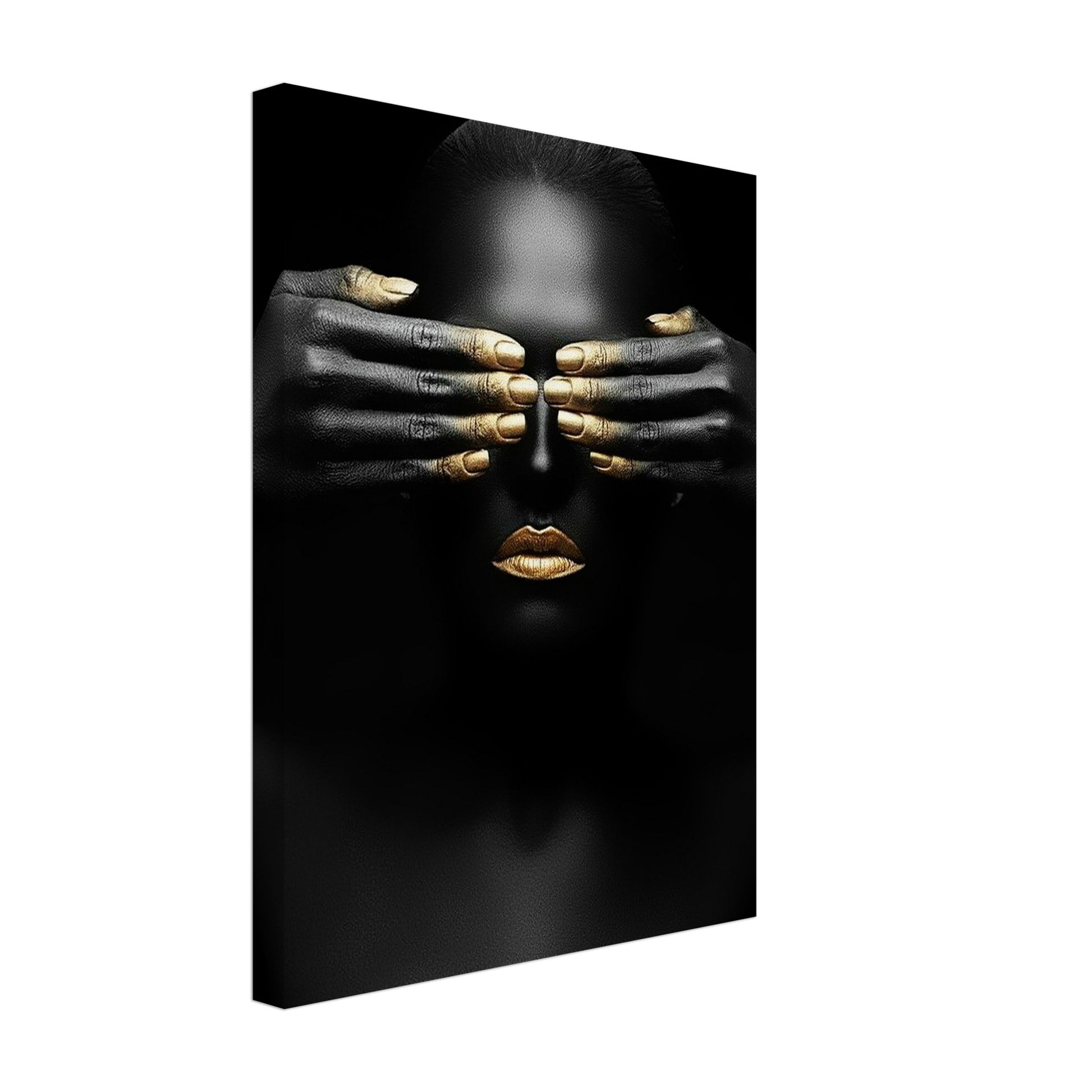 Vision in gold - Canvas - Arthena