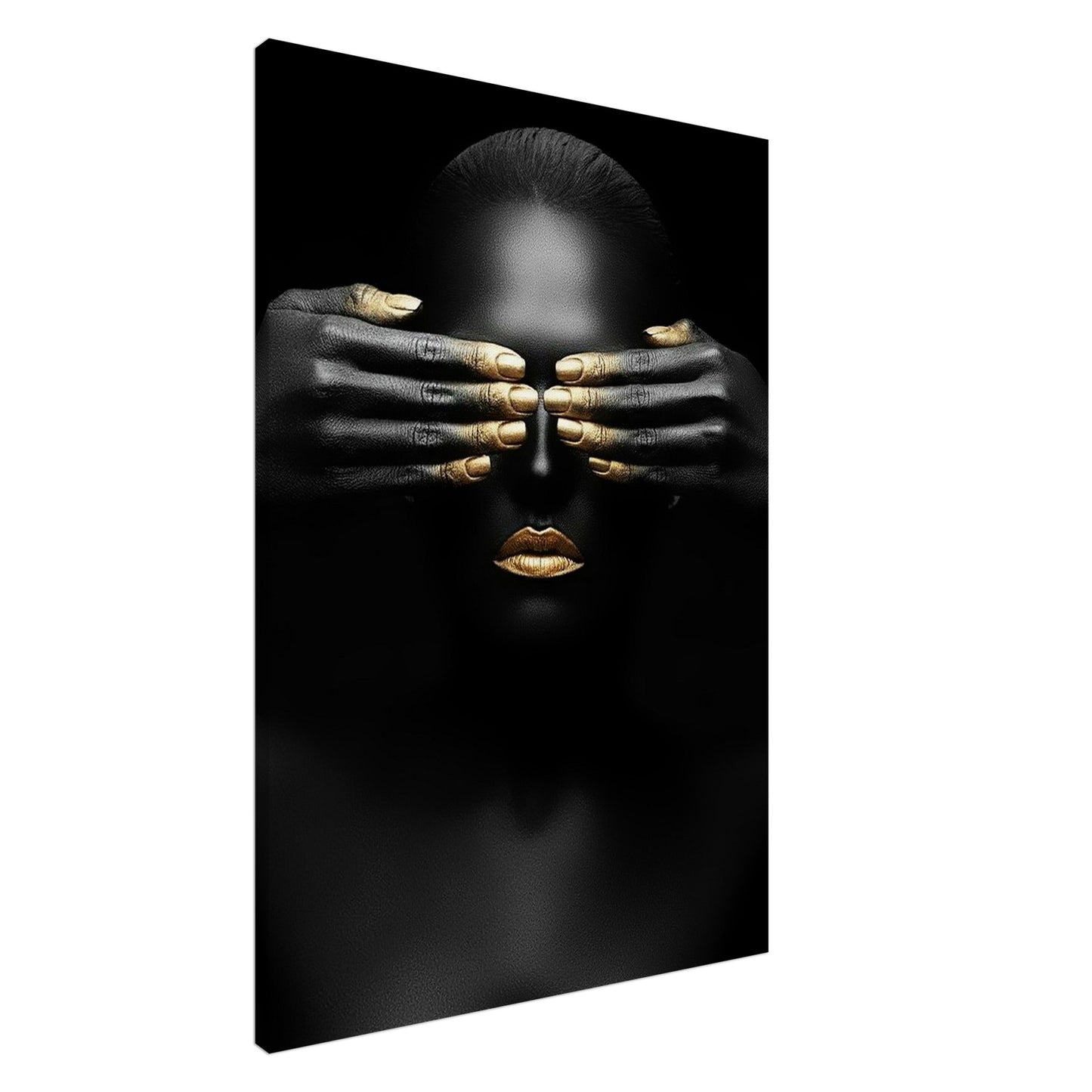 Vision in gold - Canvas - Arthena