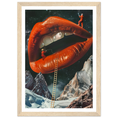 Lip Construction - Poster - Arthena
