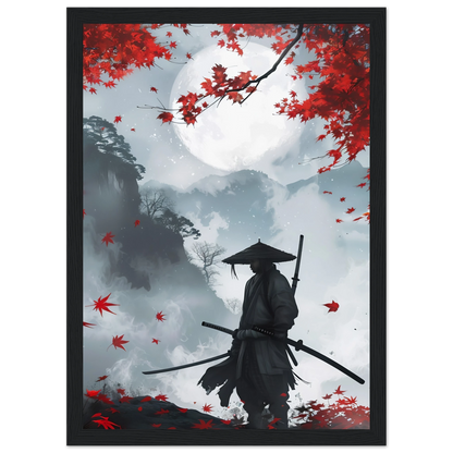 Crimson Leaves - Poster - Arthena