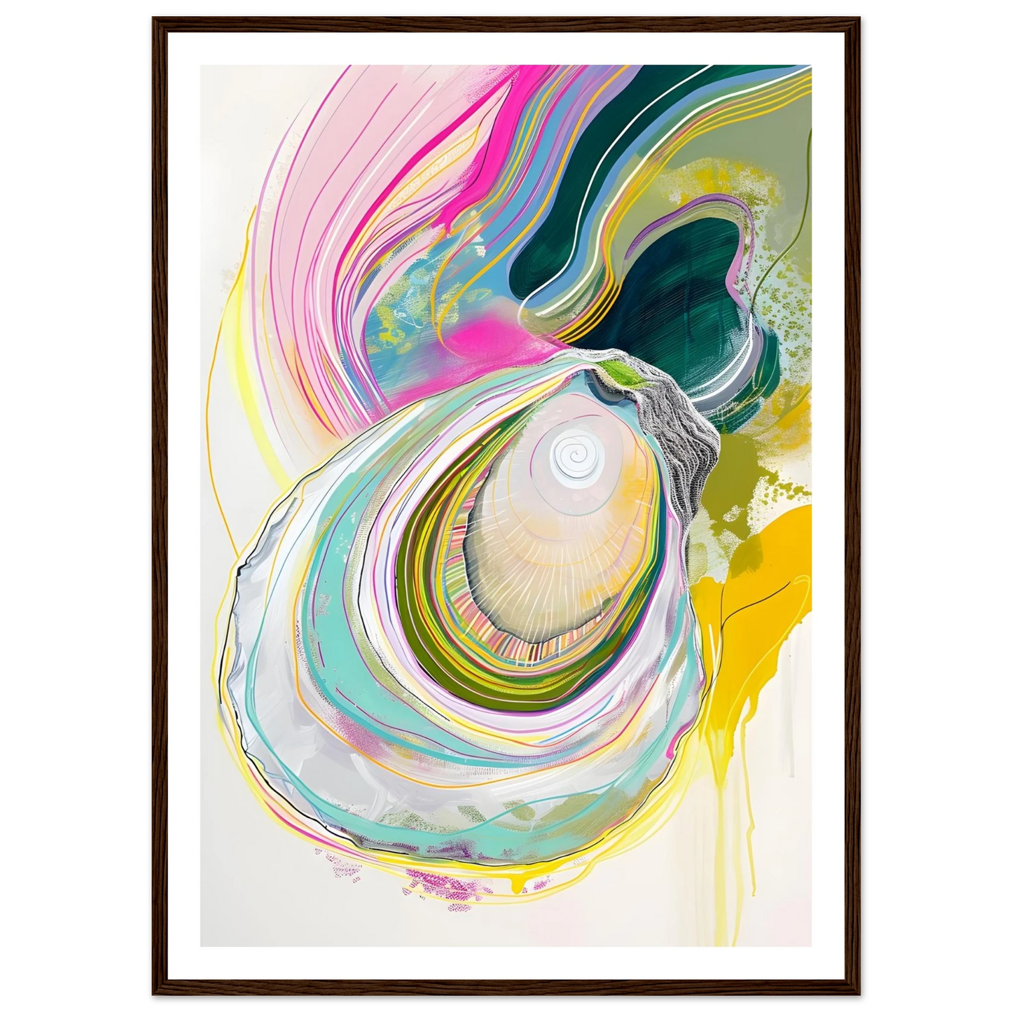 Colorful Oyster - Poster - Arthena
