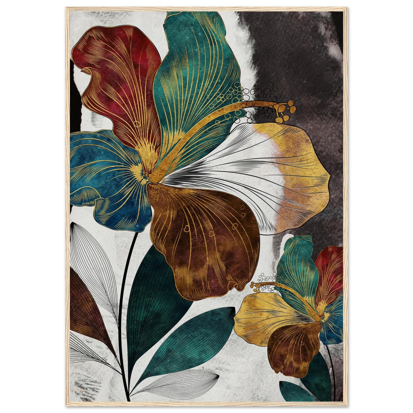 Golden Bloom Symphony - Poster - Arthena