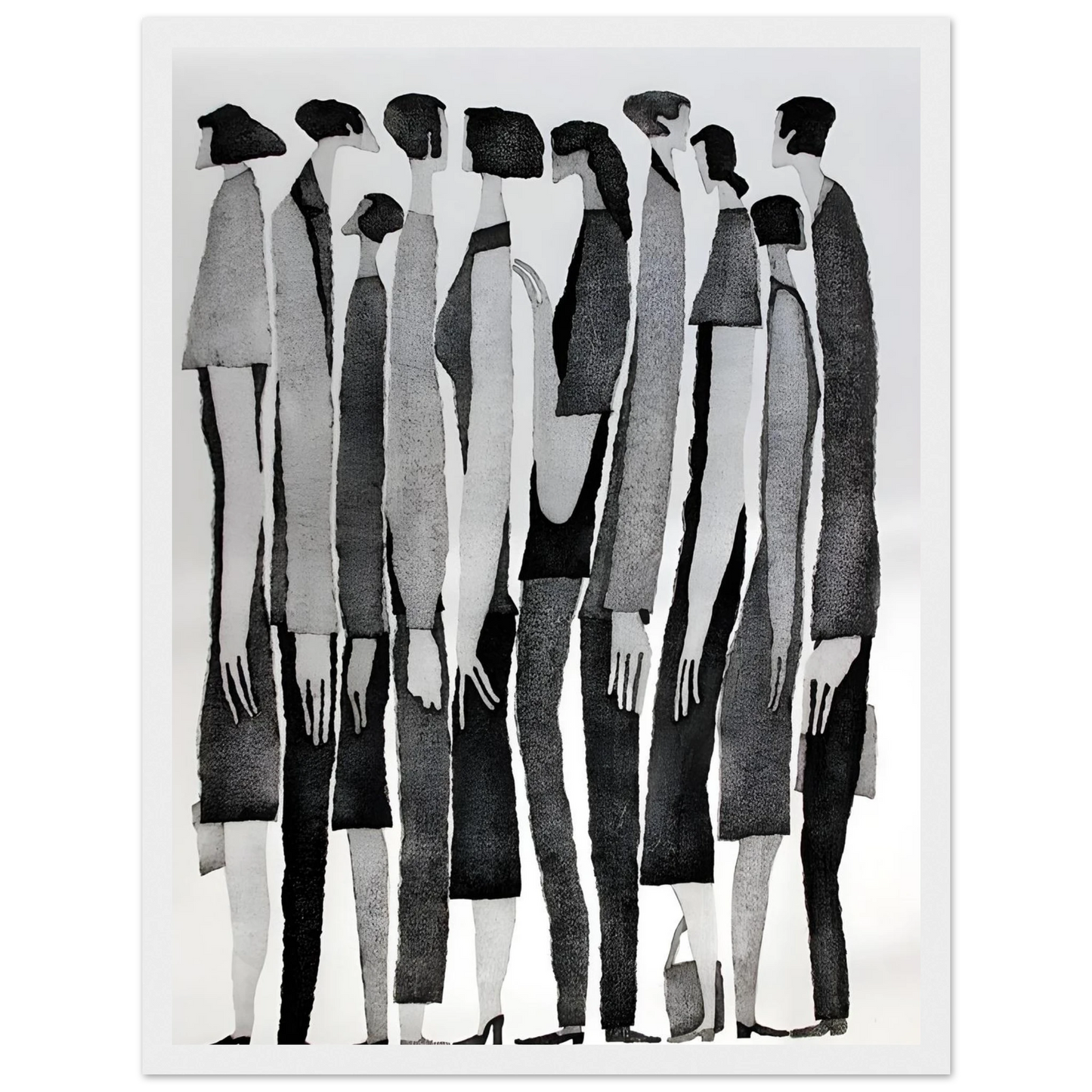 Silent Crowd - Poster - Arthena