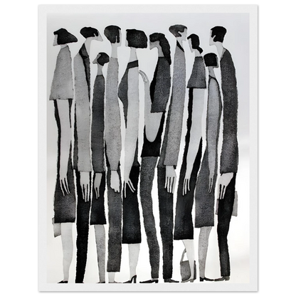 Silent Crowd - Poster - Arthena