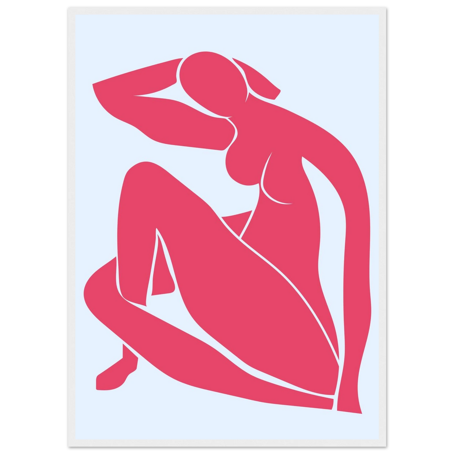 Body Positivity in Red - Poster - Arthena