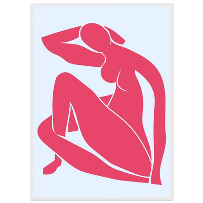 Body Positivity in Red - Poster - Arthena