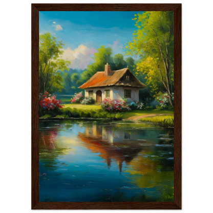 Serenity by the Lake - Poster - Arthena