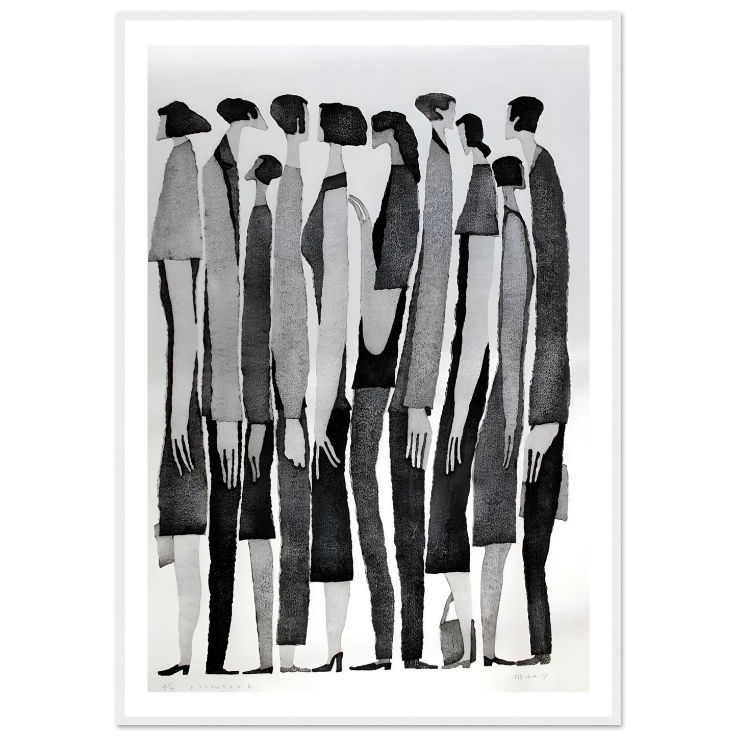 Silent Crowd - Poster - Arthena