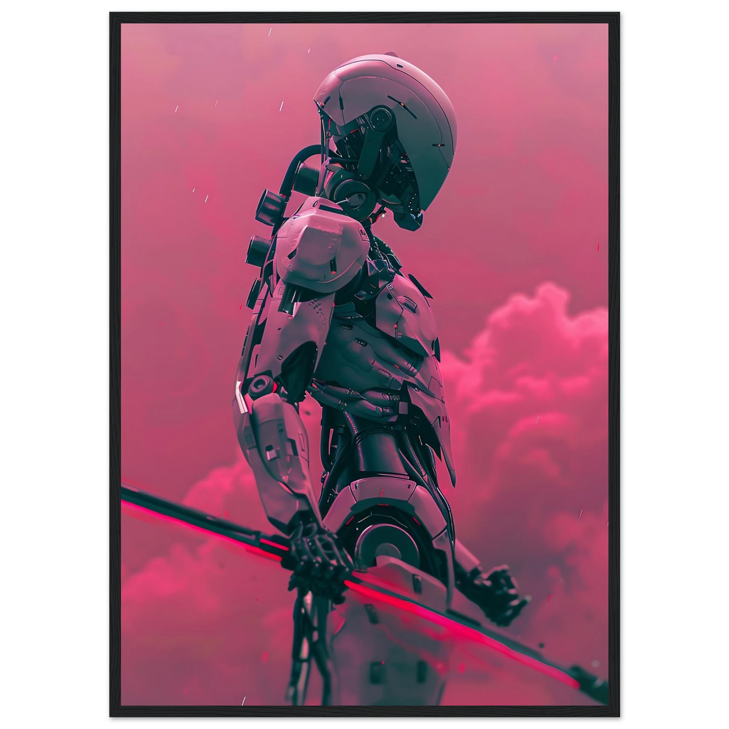 Battle Droid in the Rosy Mist - Poster - Arthena