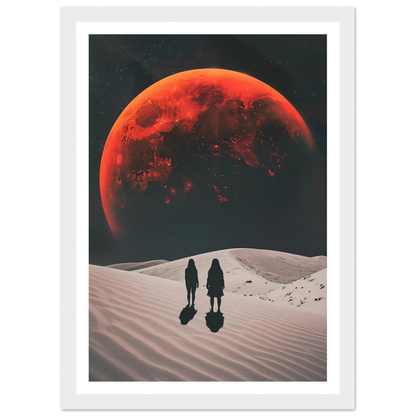 Two Gazes Towards the Unknown - Poster - Arthena