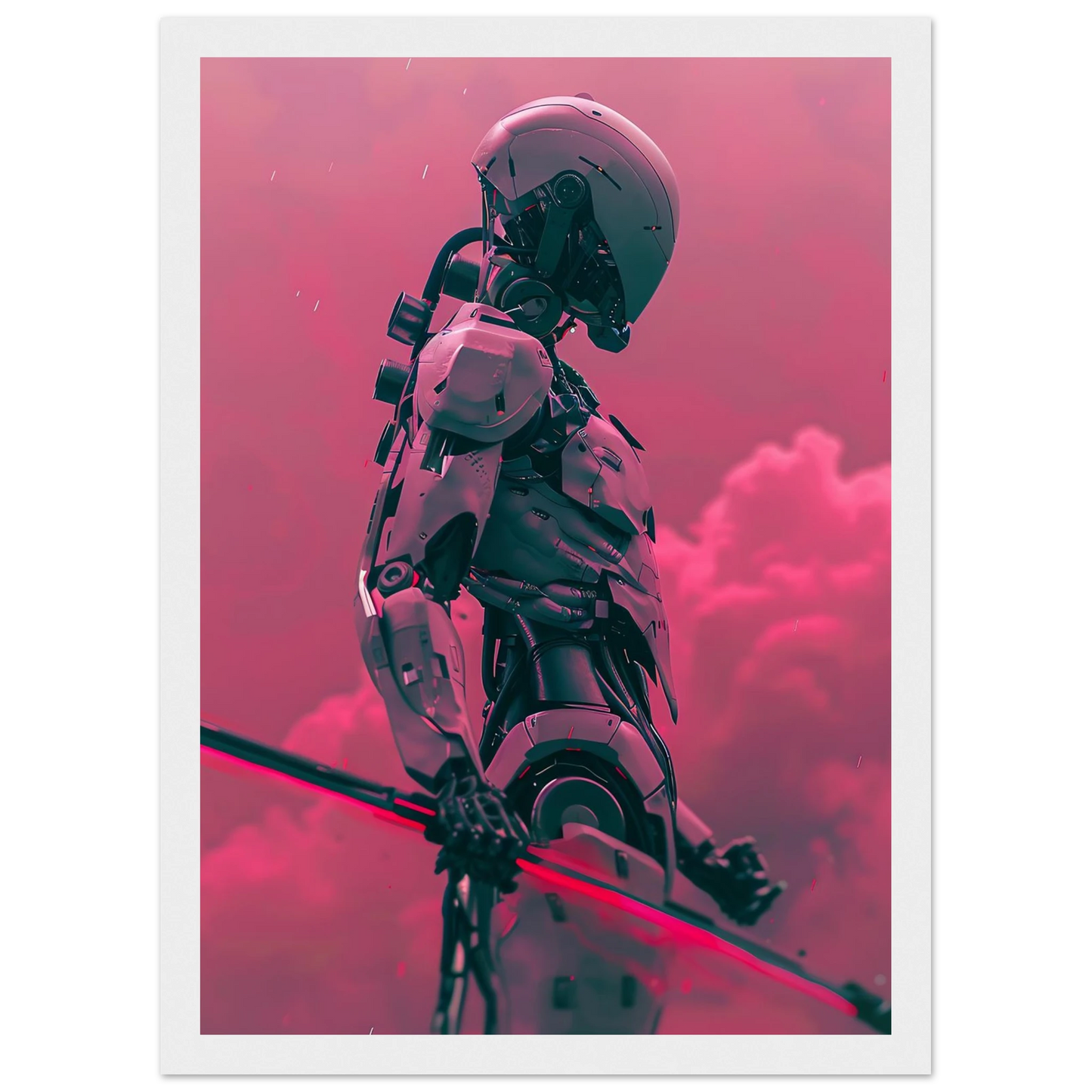 Battle Droid in the Rosy Mist - Poster - Arthena
