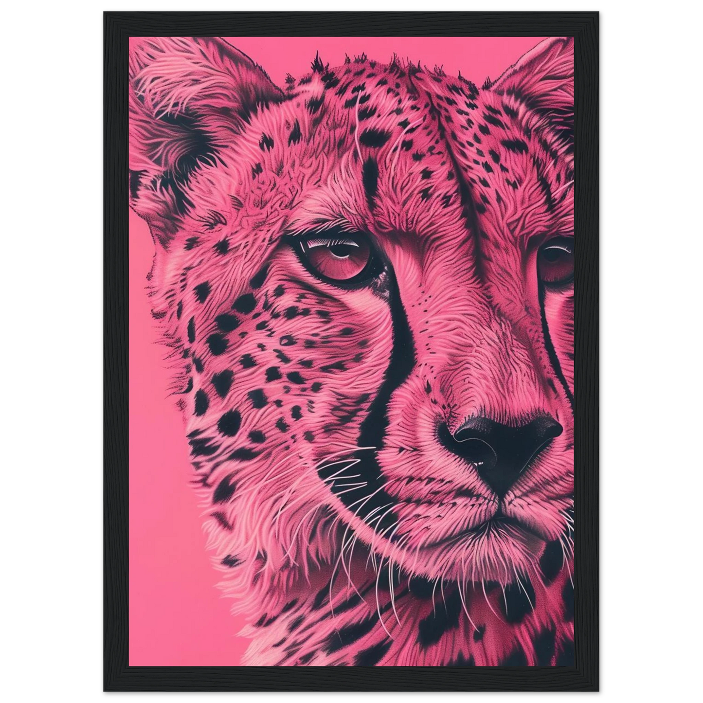 A Pink Cheetah - Poster - Arthena