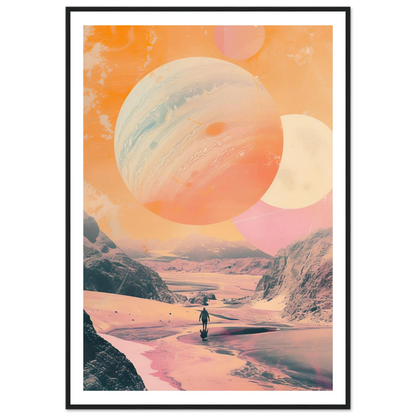 Lost Wanderer Beneath Alien Suns - Poster - Arthena