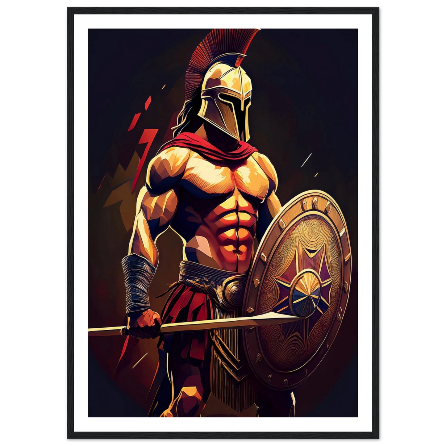 Spartan Warrior - Poster - Arthena