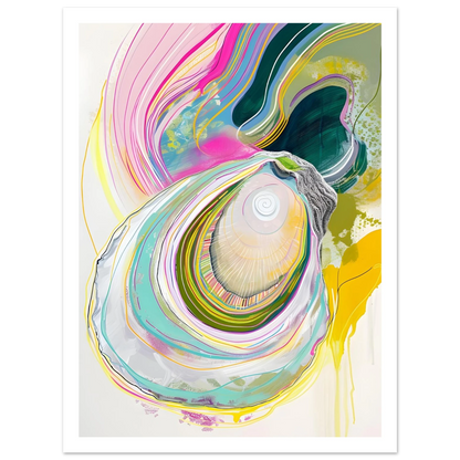 Colorful Oyster - Poster - Arthena