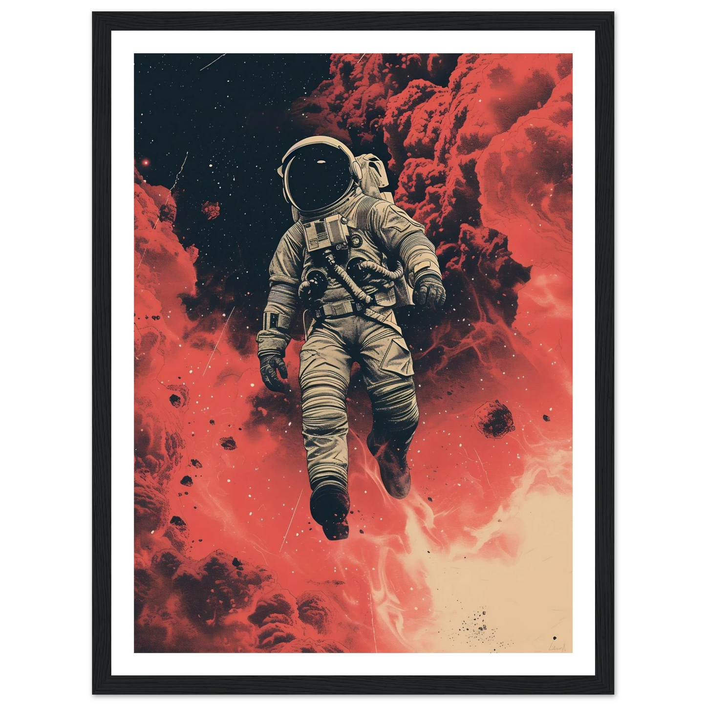 Scarlet Skies The Astronaut - Poster - Arthena