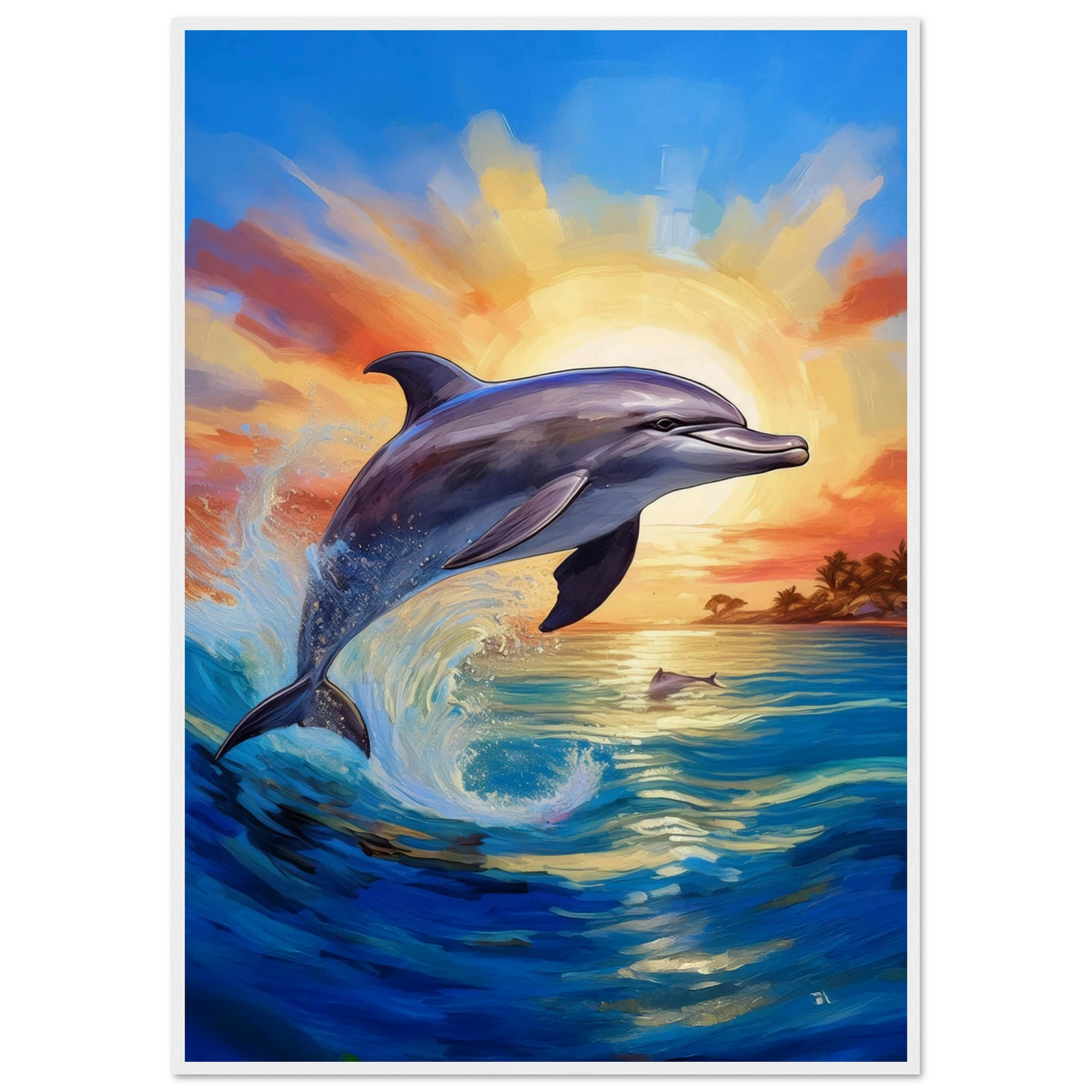 Happy Dolphine - Poster - Arthena