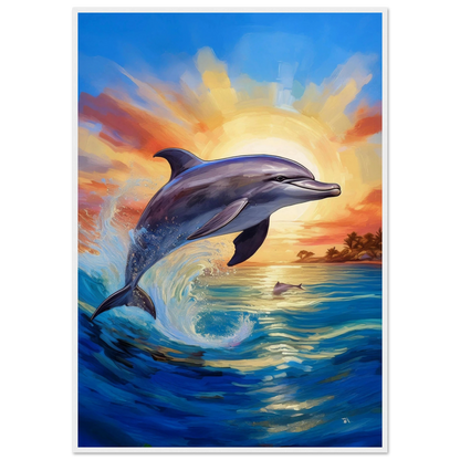 Happy Dolphine - Poster - Arthena