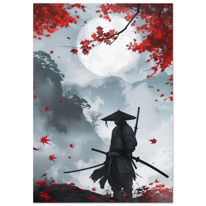 Crimson Leaves - Poster - Arthena