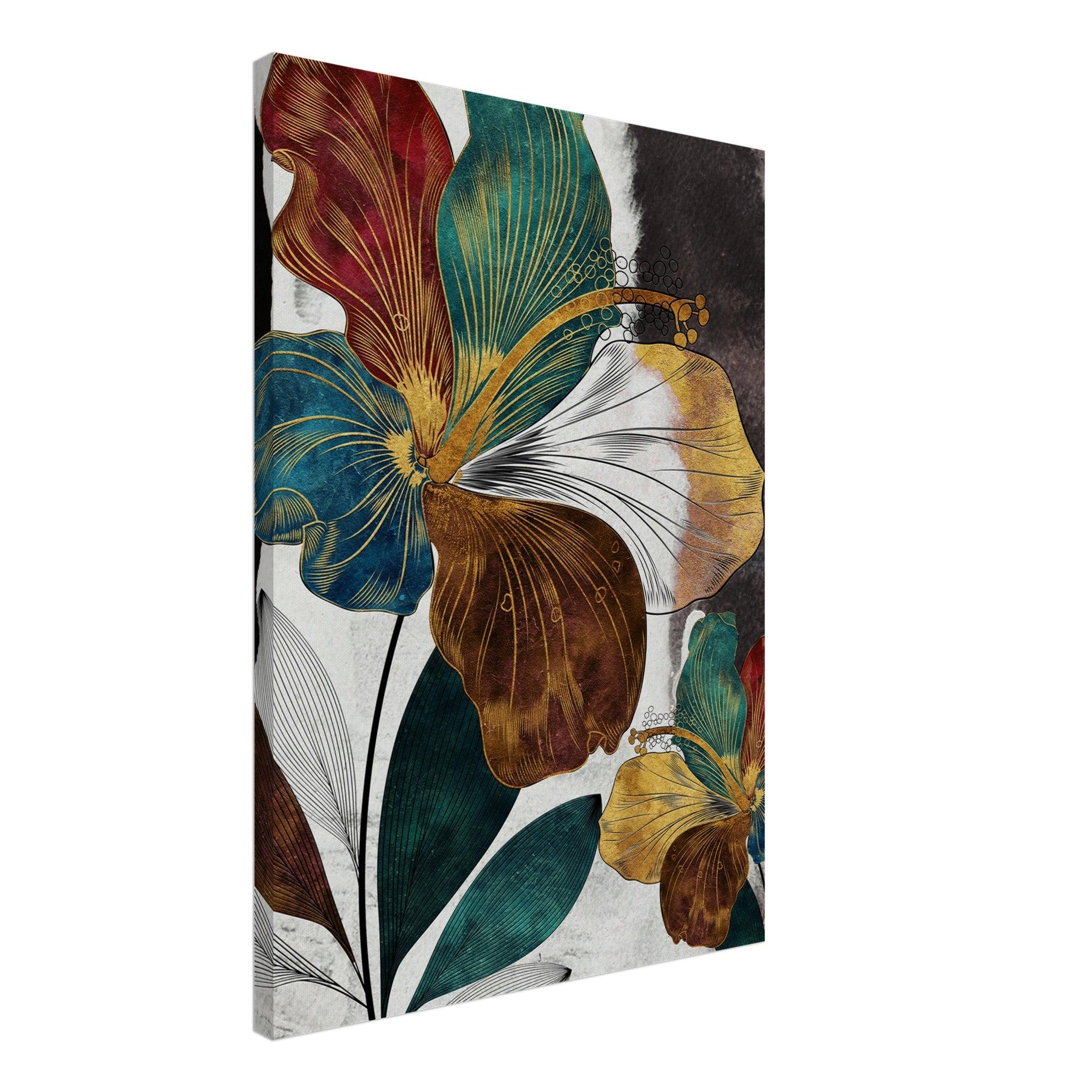 Golden bloom symphony - Canvas - Arthena