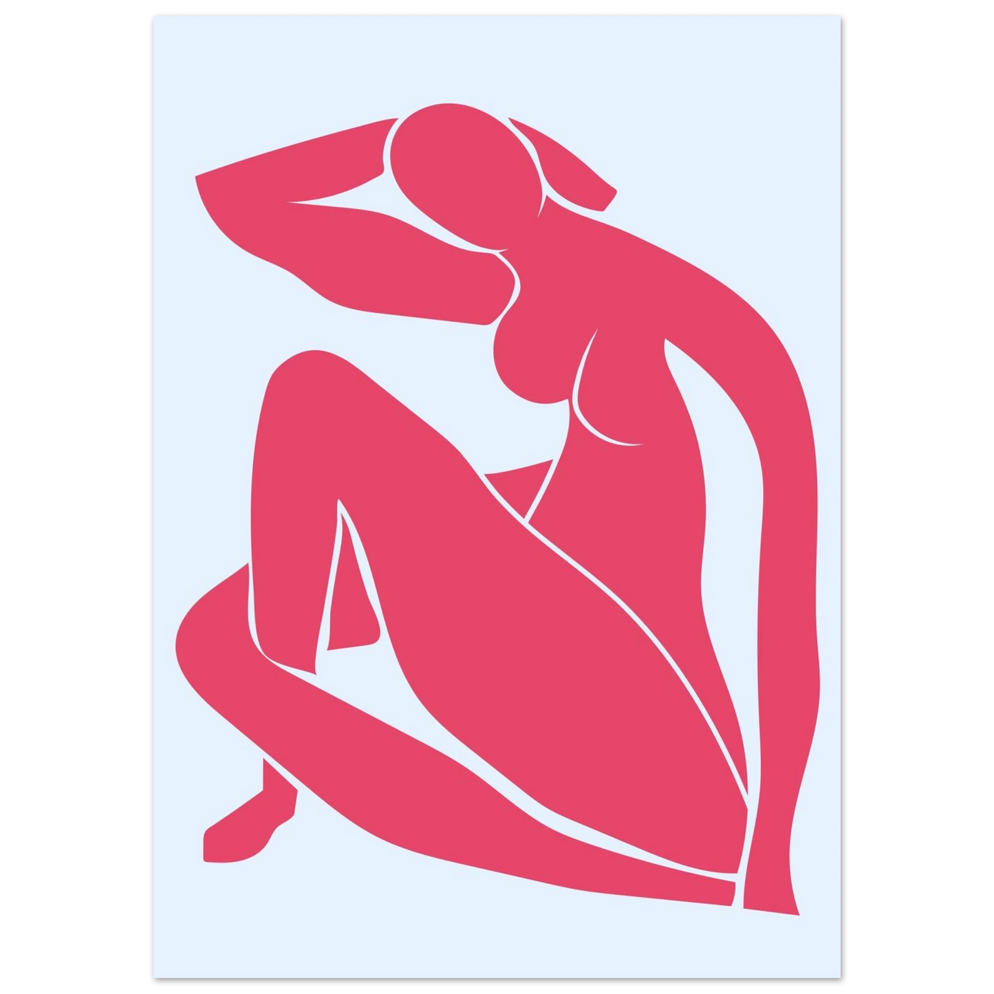 Body Positivity in Red - Poster - Arthena