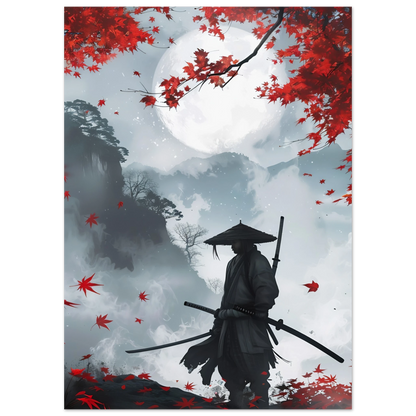 Crimson Leaves - Poster - Arthena