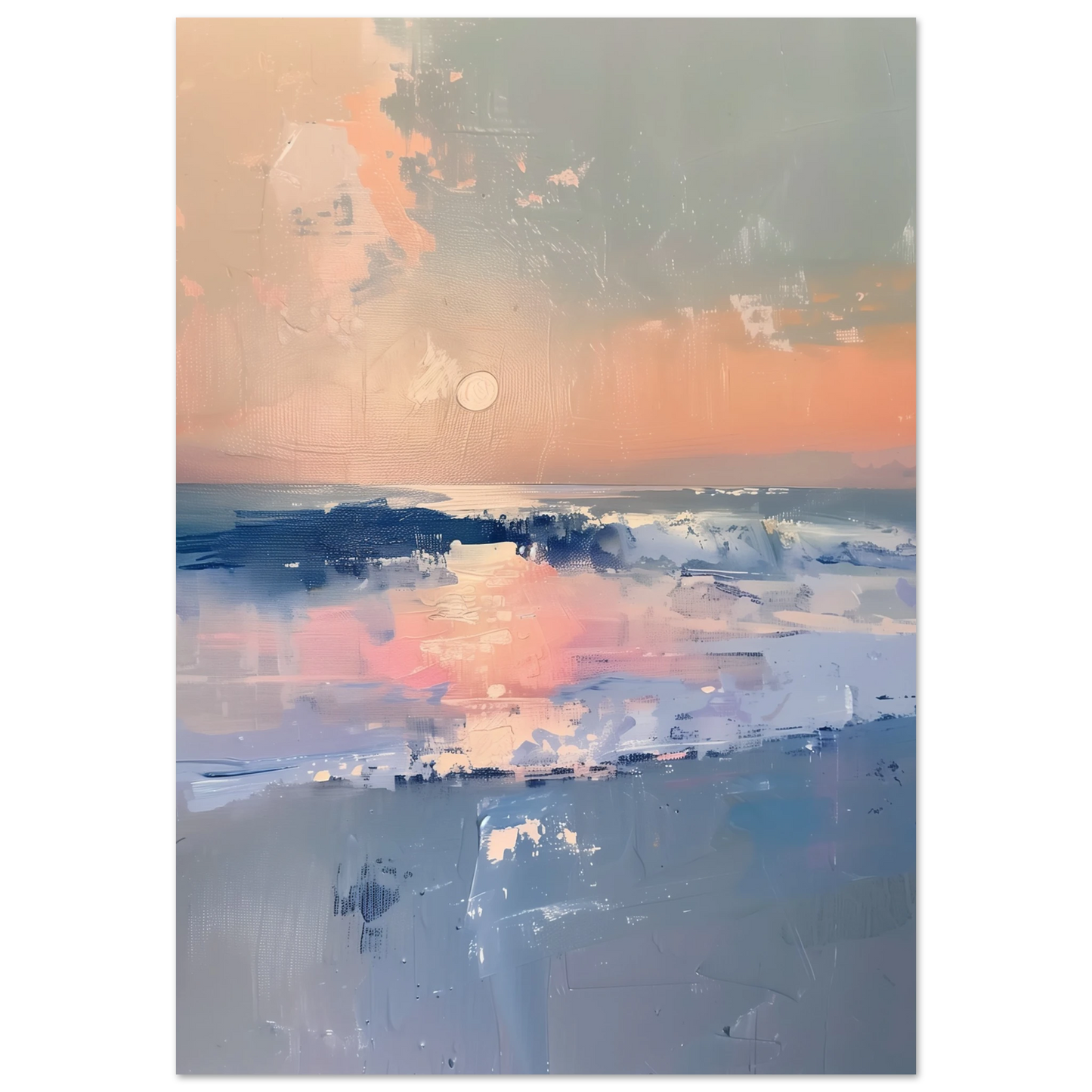 Ocean Whispers at Dusk - Arthena