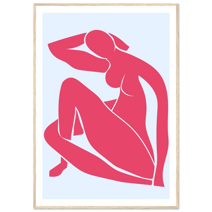 Body Positivity in Red - Poster - Arthena