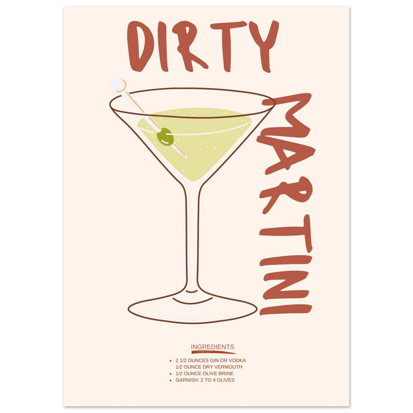 Dirty Martini - Poster - Arthena