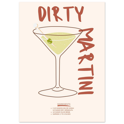 Dirty Martini - Poster - Arthena
