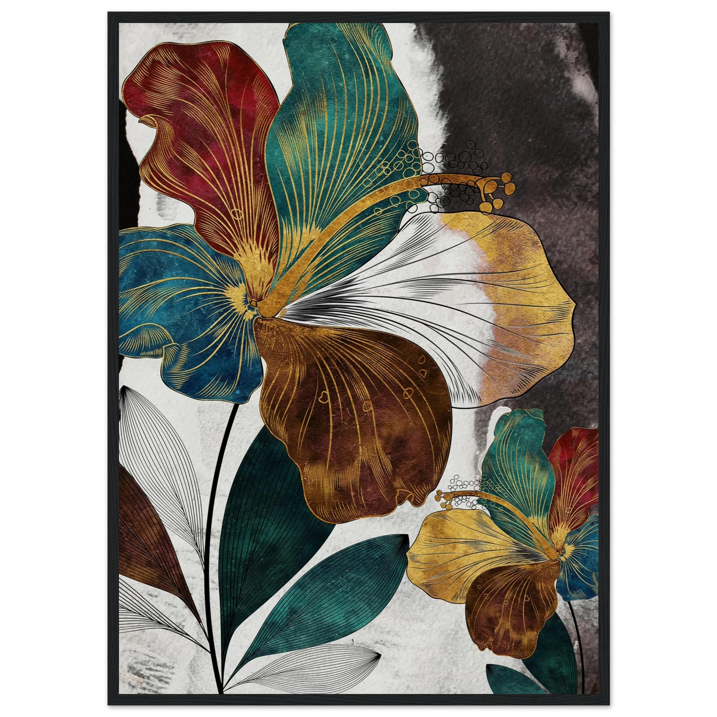 Golden Bloom Symphony - Poster - Arthena