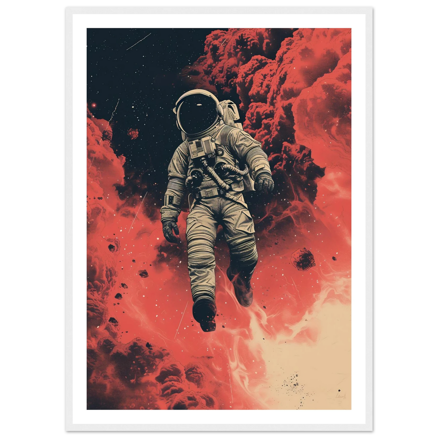 Scarlet Skies The Astronaut - Poster - Arthena