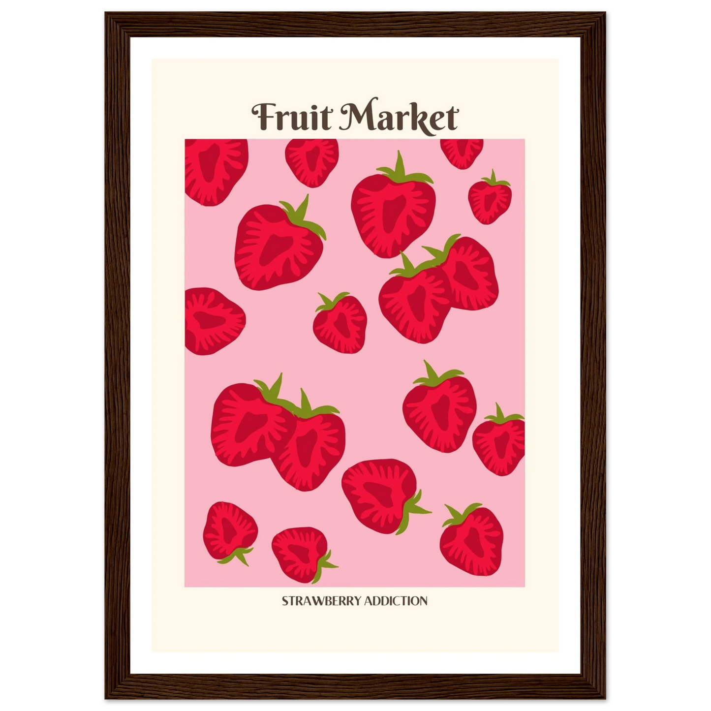 Fruit Market Strawberry - Poster - Arthena