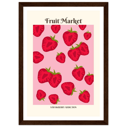 Fruit Market Strawberry - Poster - Arthena