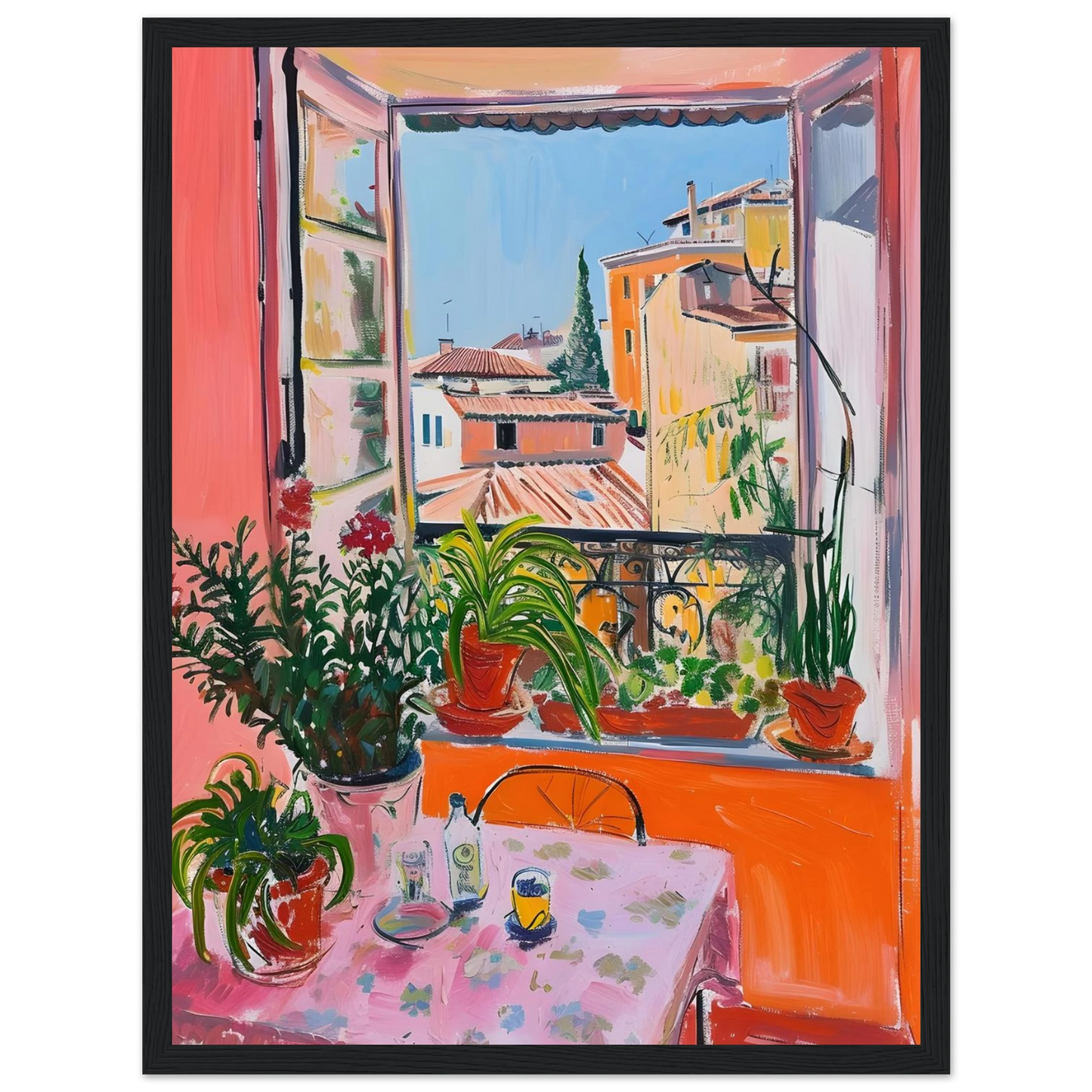 Sunny Window View - Poster - Arthena