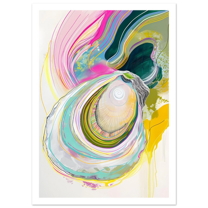 Colorful Oyster - Poster - Arthena