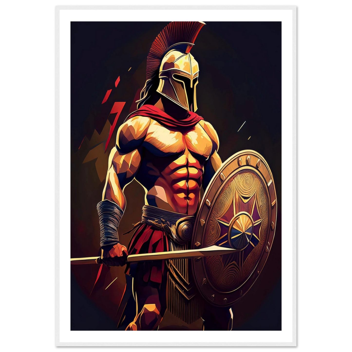 Spartan Warrior - Poster - Arthena