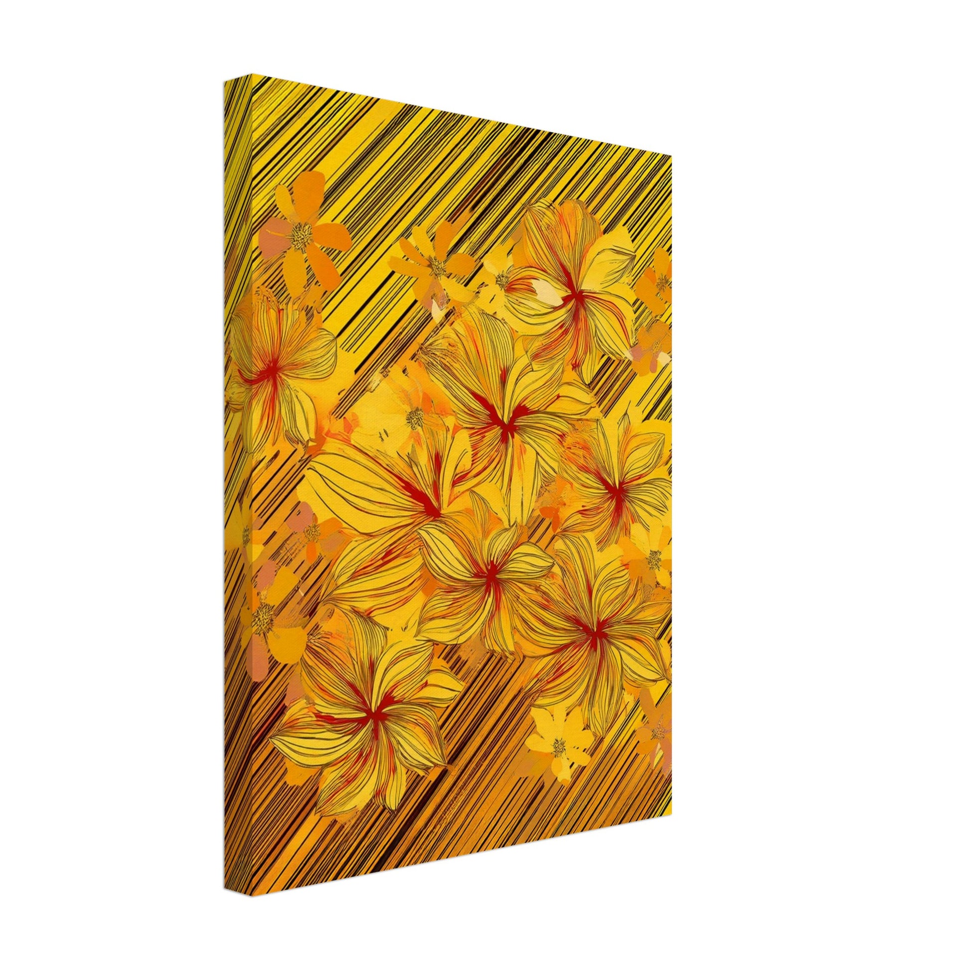 Golden blossoms - Canvas - Arthena