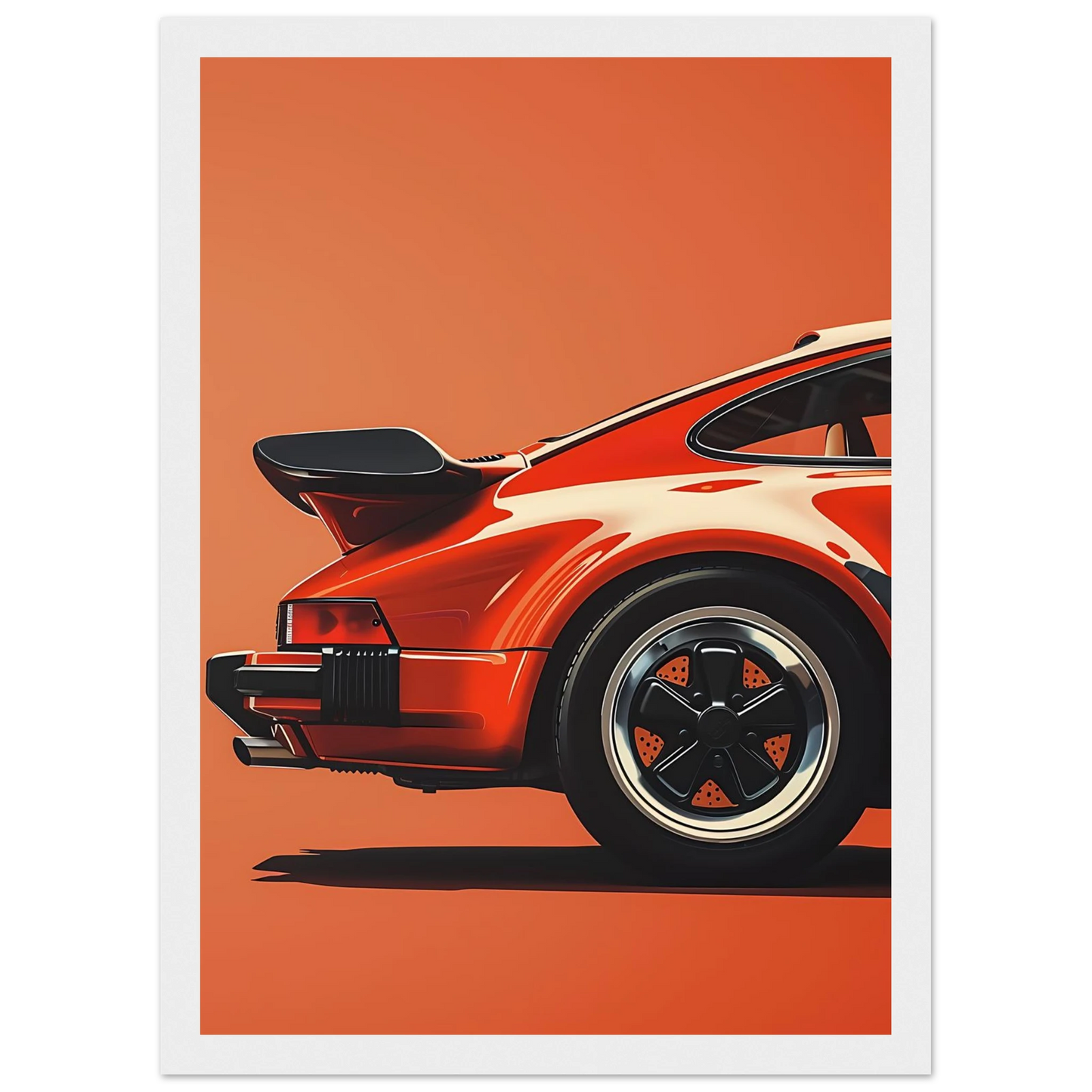 Retro Car - Poster - Arthena
