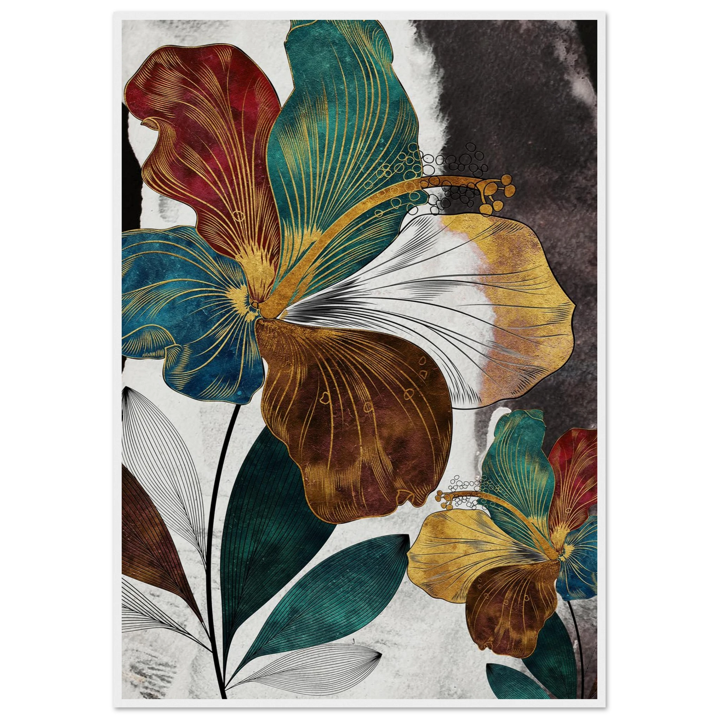 Golden Bloom Symphony - Poster - Arthena