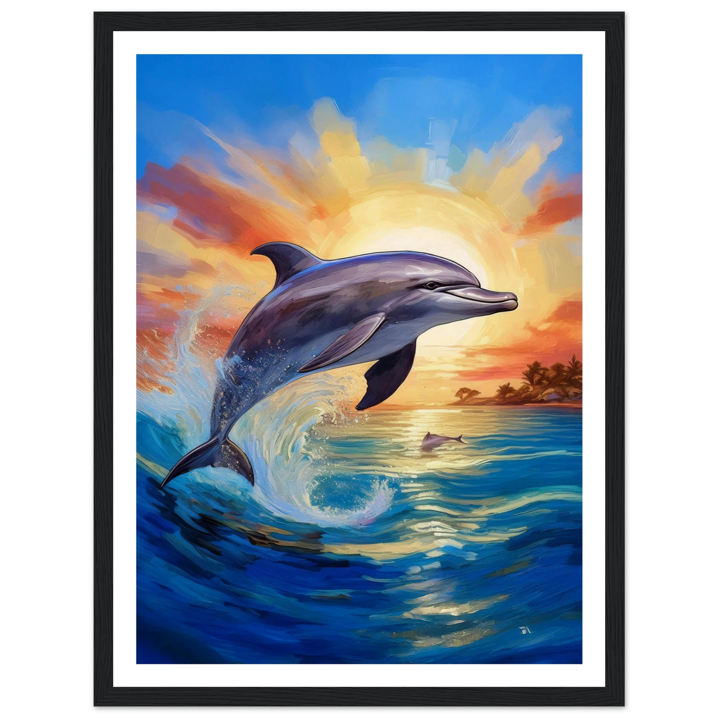 Happy Dolphine - Poster - Arthena