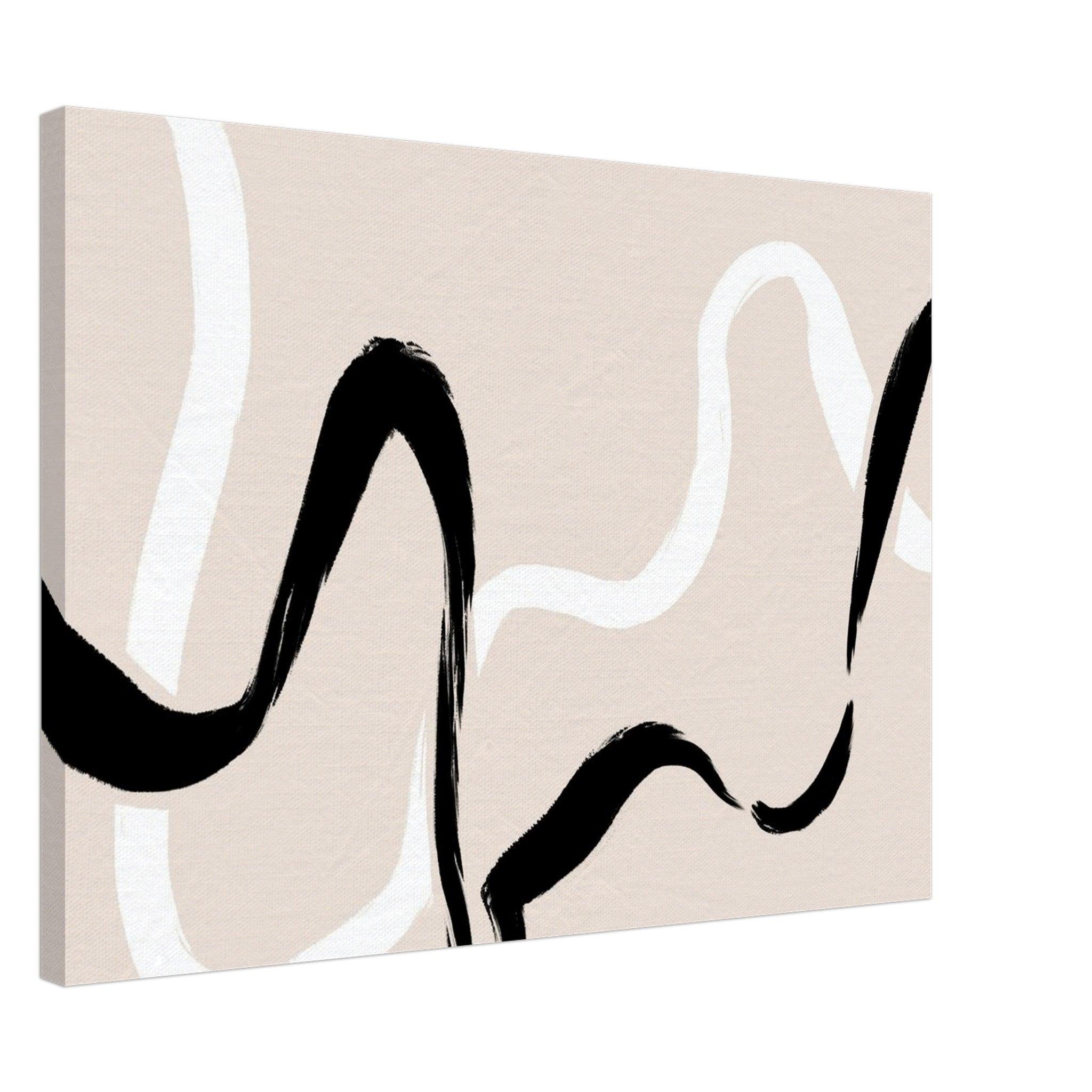 Flow of Contrasts - Canvas - Arthena