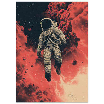 Scarlet Skies The Astronaut - Poster - Arthena