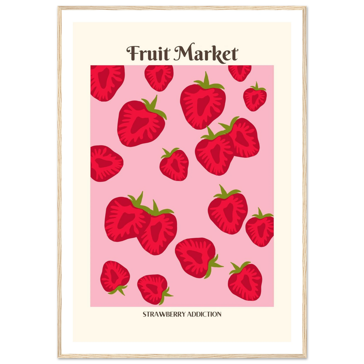 Fruit Market Strawberry - Poster - Arthena