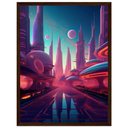 Neon Horizons - Poster - Arthena