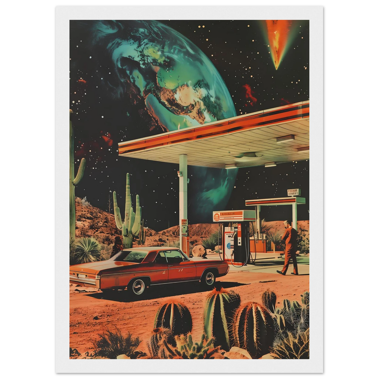 Interstellar Pit Stop - Poster - Arthena