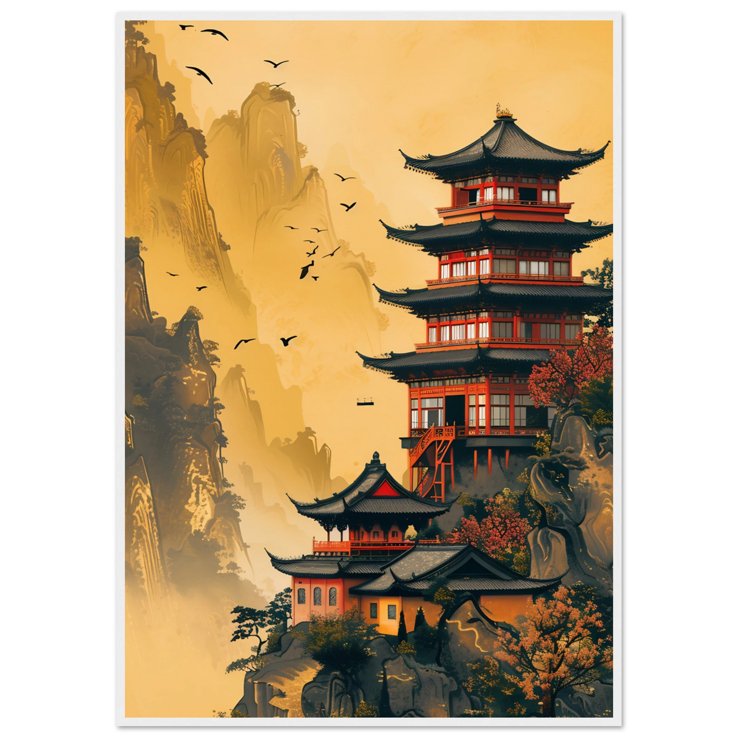 Temple of Tranquility - Poster - Arthena